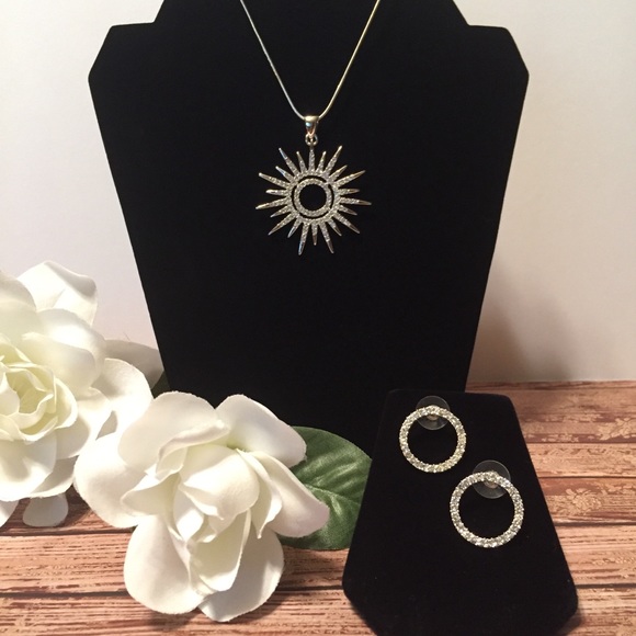 Park Lane Jewelry - Genuine CZ Necklace And Earring Set